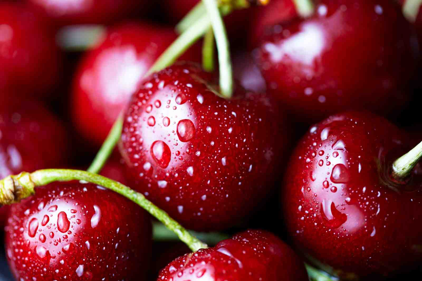 Juicy Cherries Macro Art Wall Art