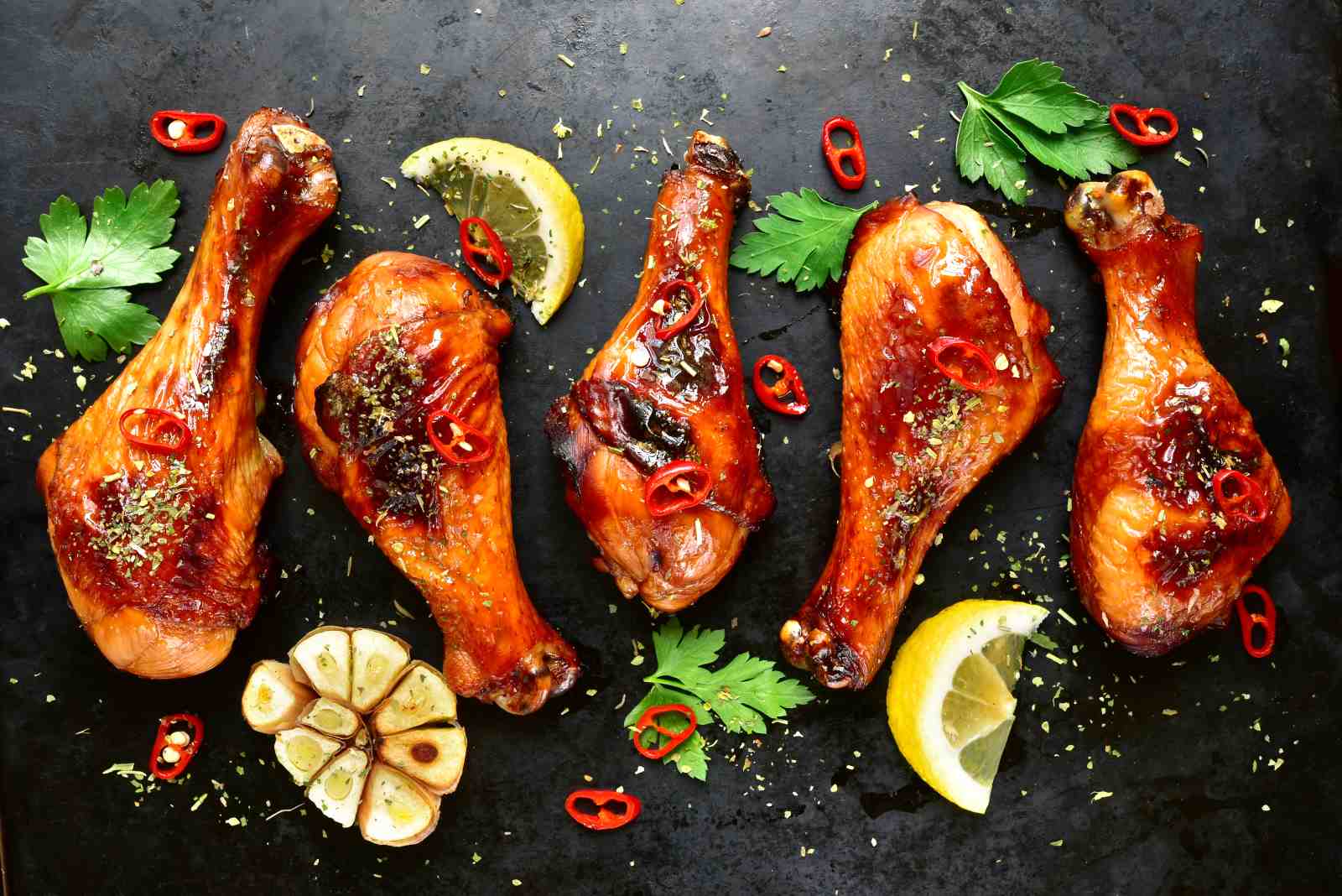 Gourmet Chicken Legs BBQ Wall Art