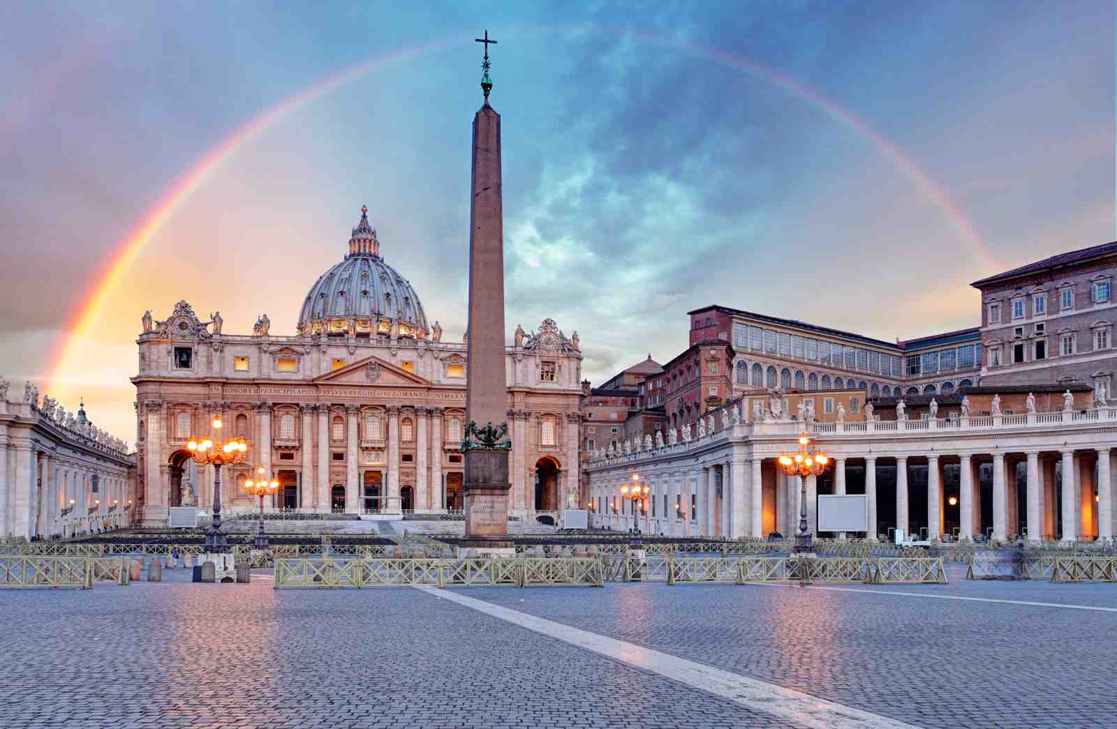 St. Peter's Basilica Rainbow Wall Art