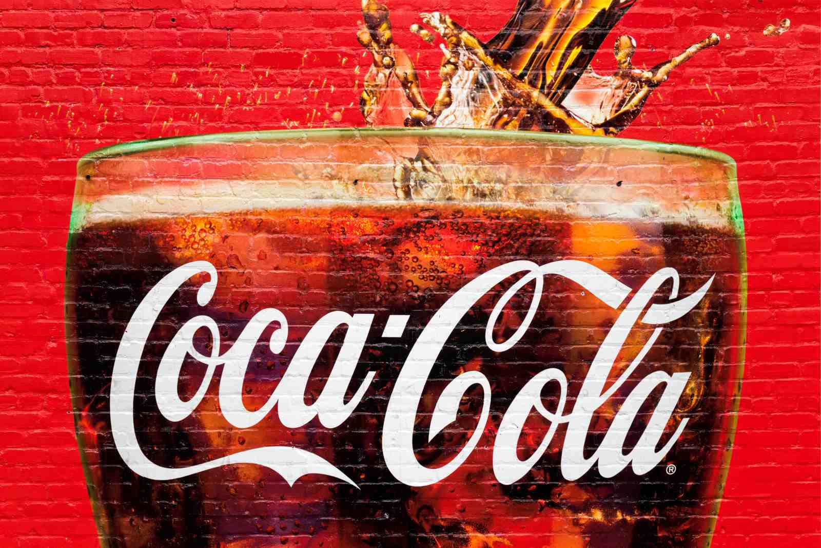 Coca-Cola Splash Wall Art Wall Art