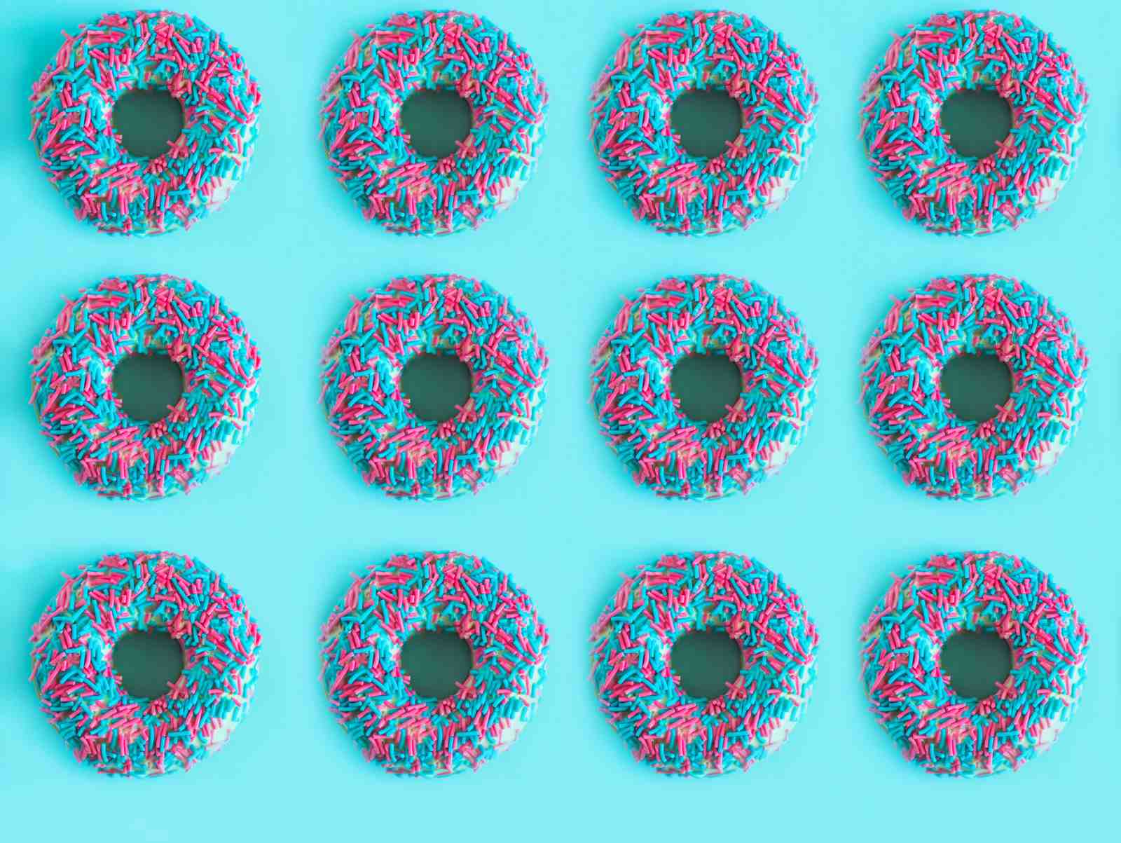 Whimsical Donut Sprinkles Wall Art