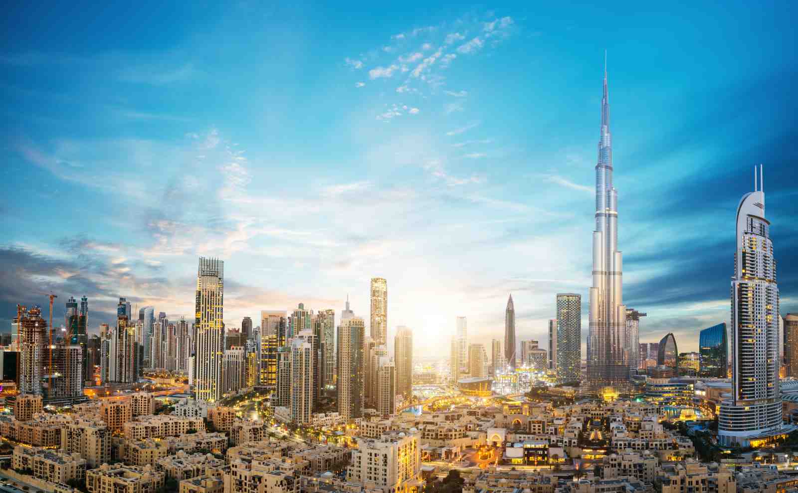Dubai Skyline Iconic Architecture Wall Art