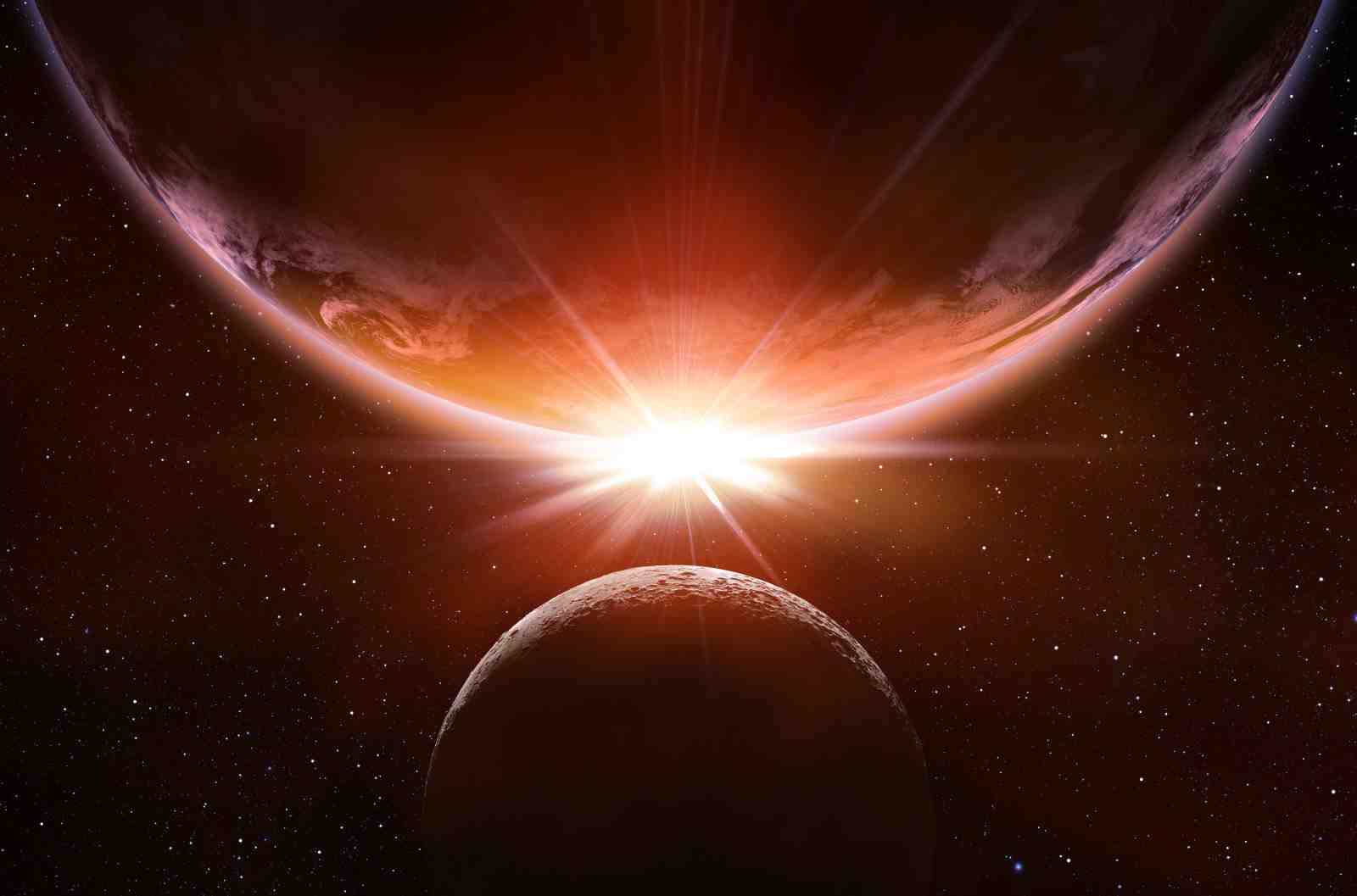 Cosmic Eclipse Celestial Wall Art