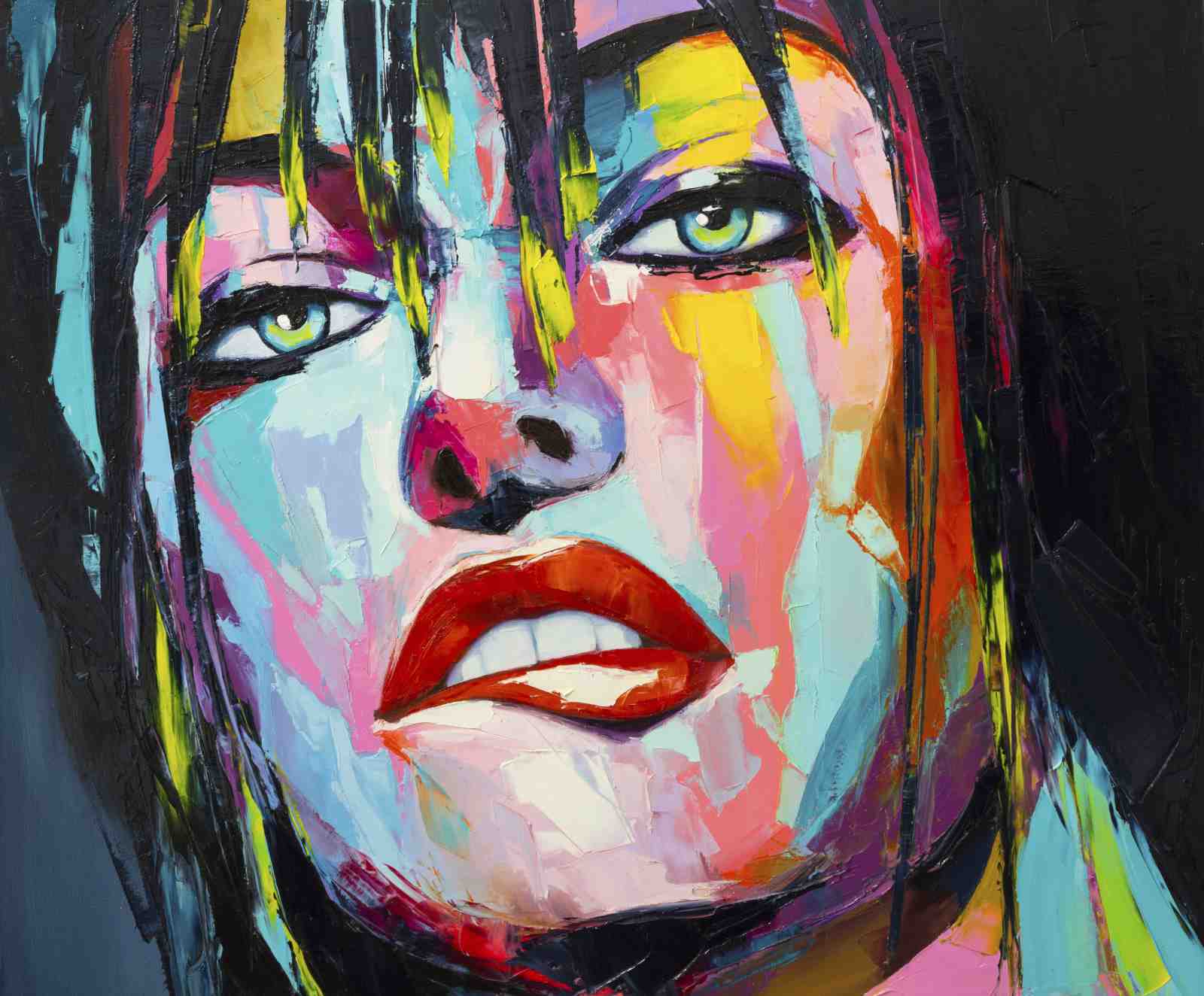 Vibrant Pop Art Portrait Wall Art