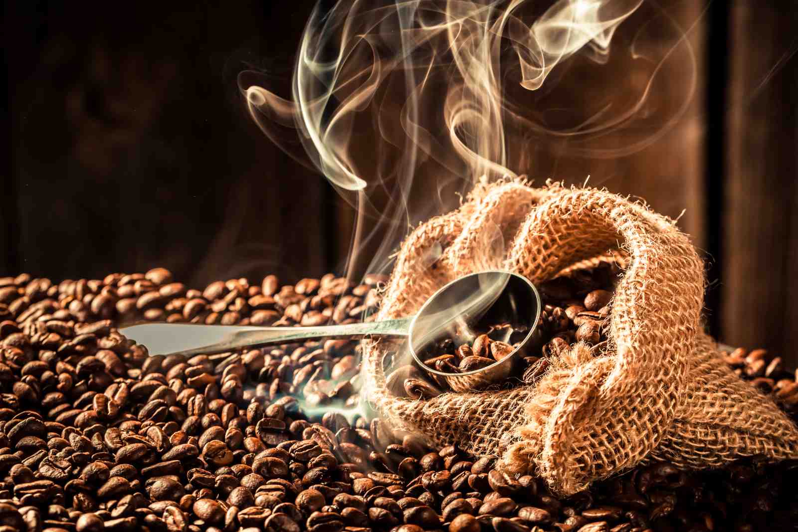 Aromatic Coffee Beans Sacks Wall Art