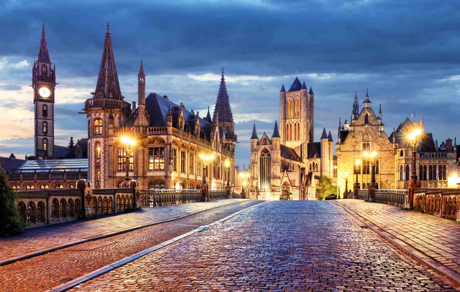 Historic Ghent Cityscape Wall Art