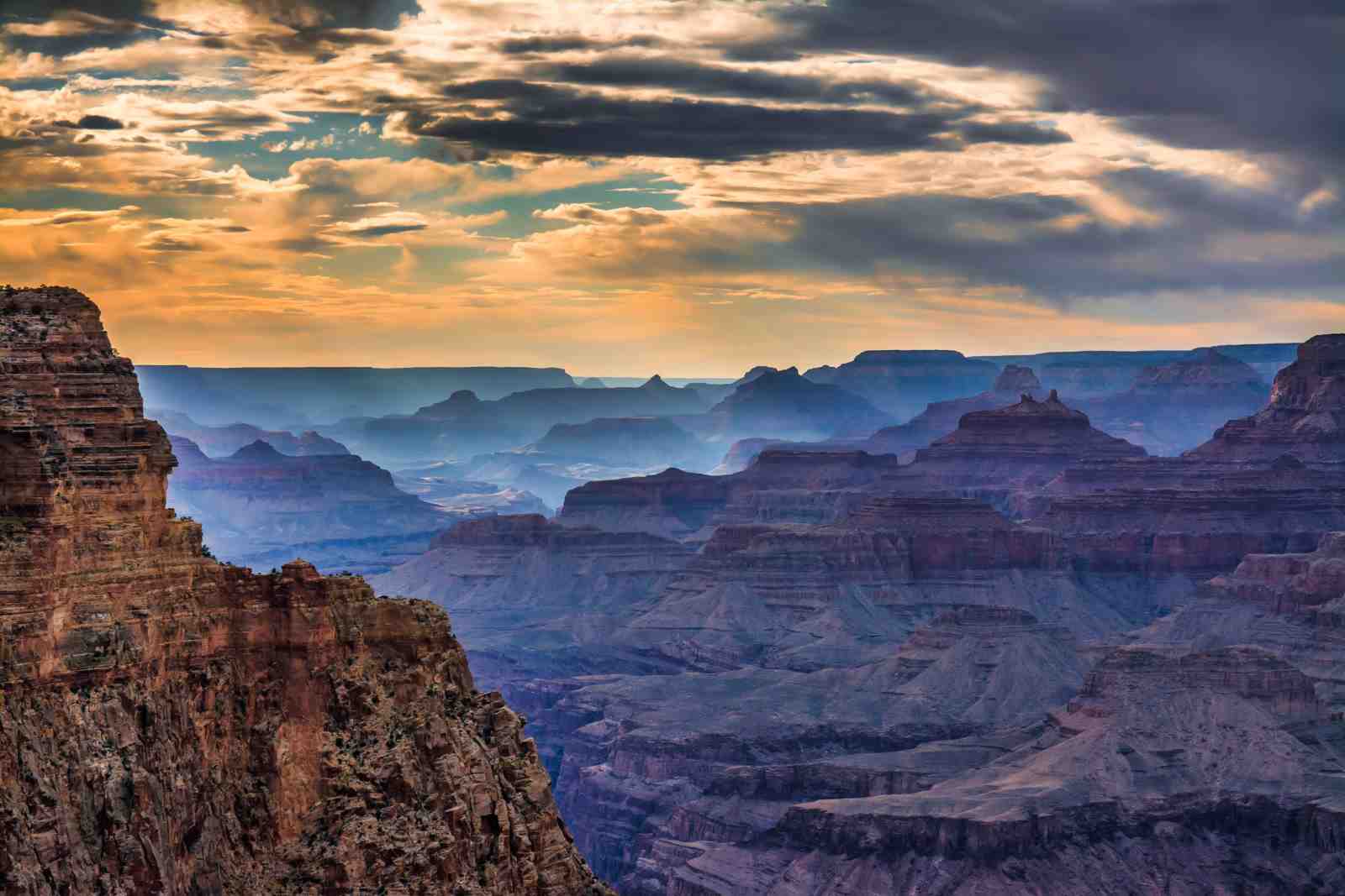 Grand Canyon Sunset Landscape Wall Art