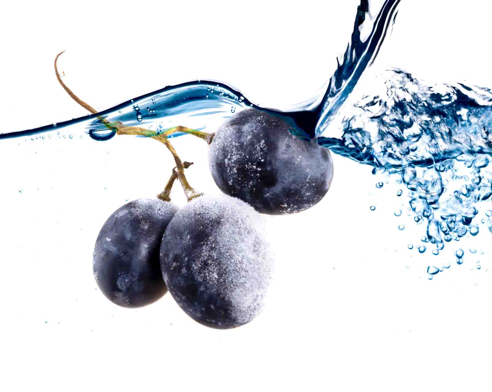 Juicy Grapes Water Splash Wall Art