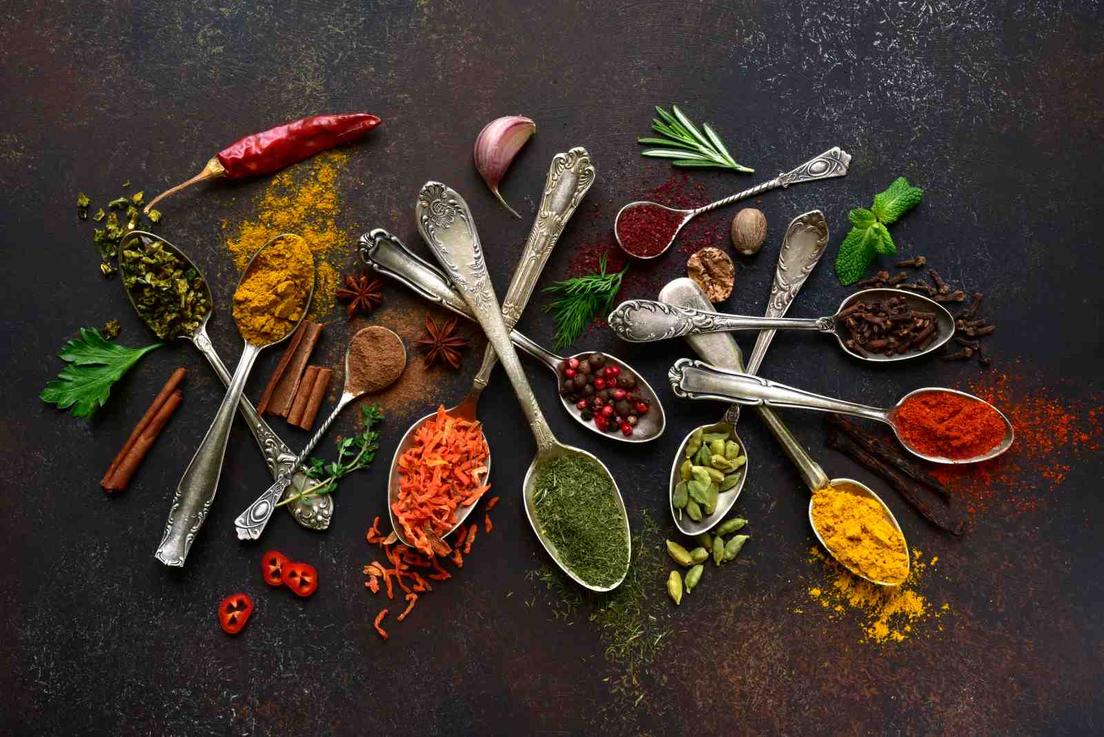 Vibrant Spice Assortment Wall Art