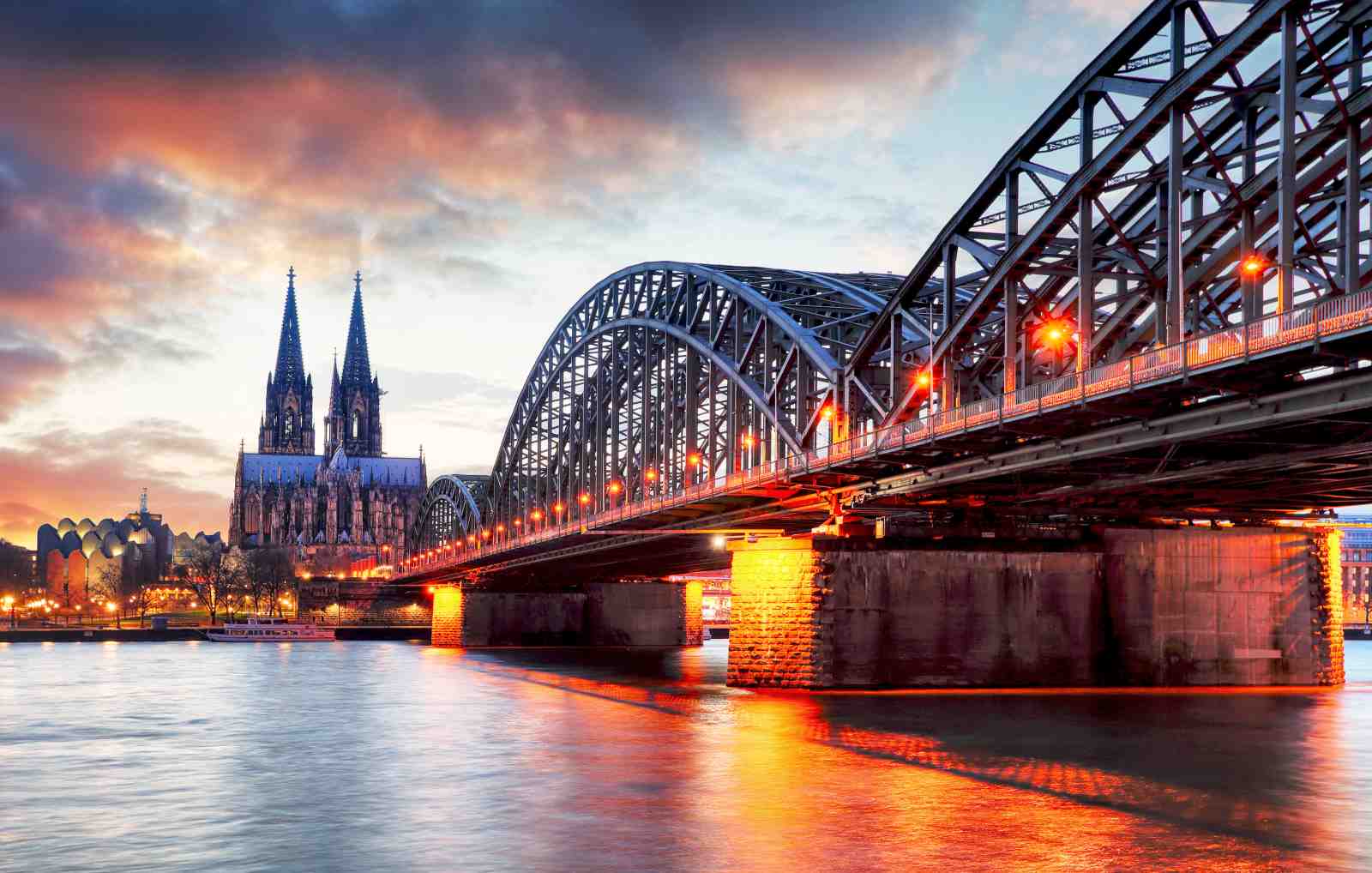 Cologne Cathedral & Hohenzollern Bridge Wall Art