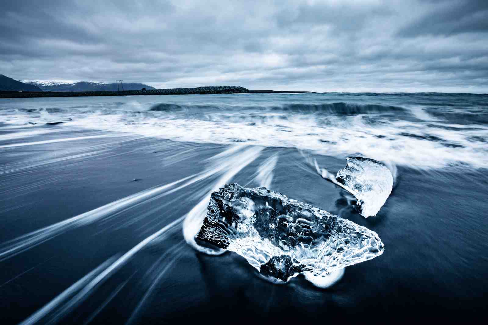 Arctic Ice Beach Landscape Wall Art