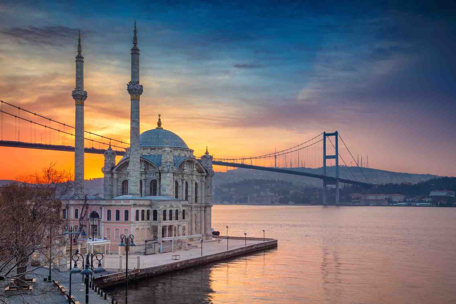Istanbul Bosphorus Mosque & Bridge Wall Art