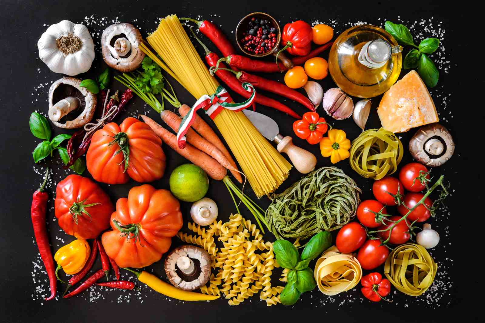 Vibrant Italian Ingredients Wall Art