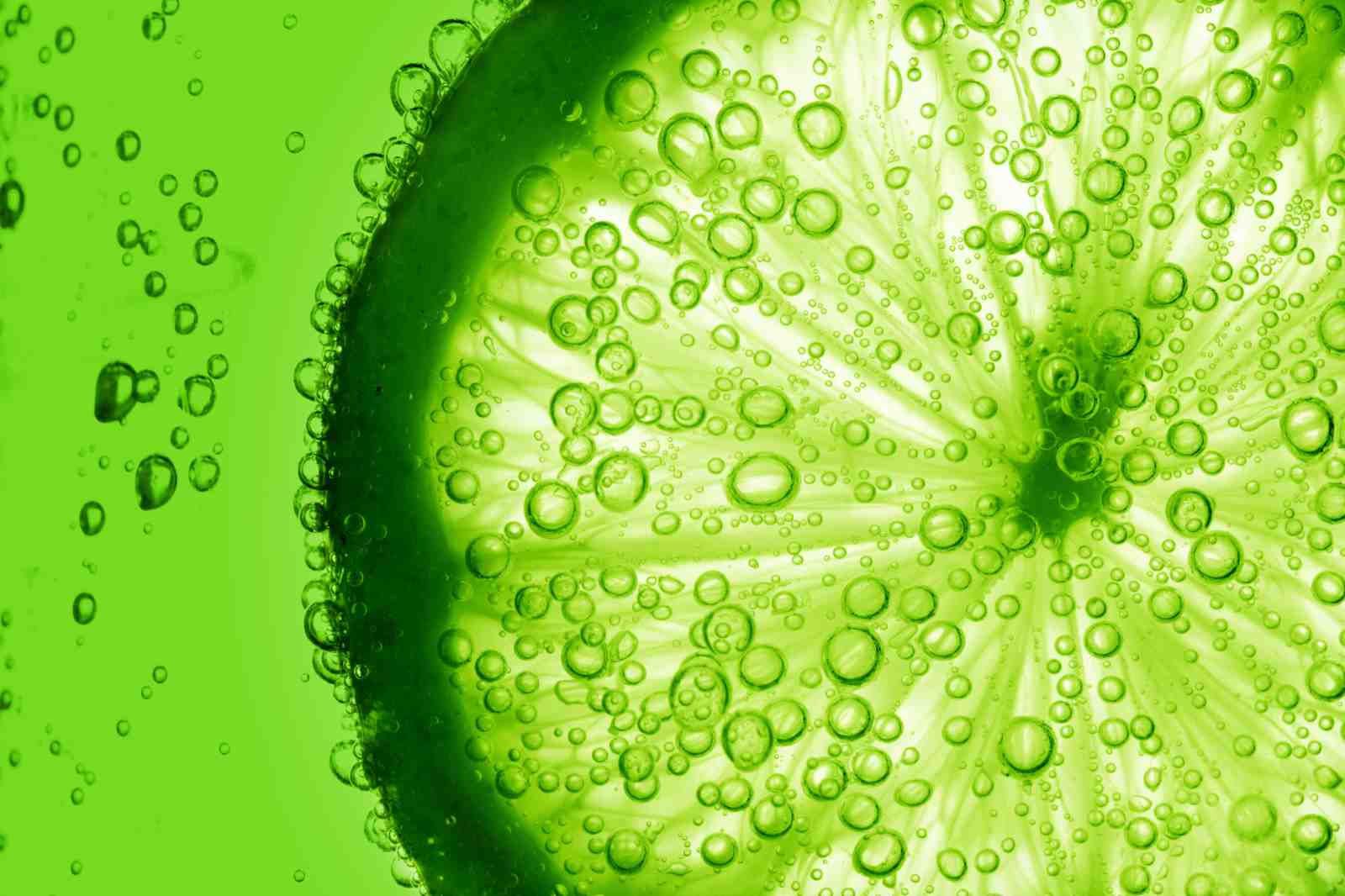 Vibrant Lime Bubbles Wall Art Wall Art