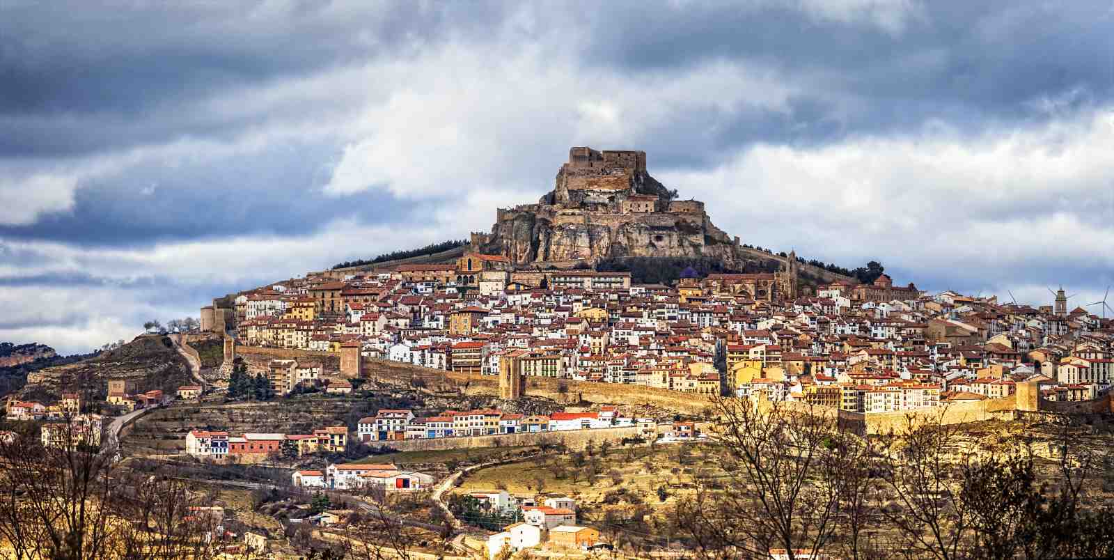 Majestic Castle Town Scenic Wall Art