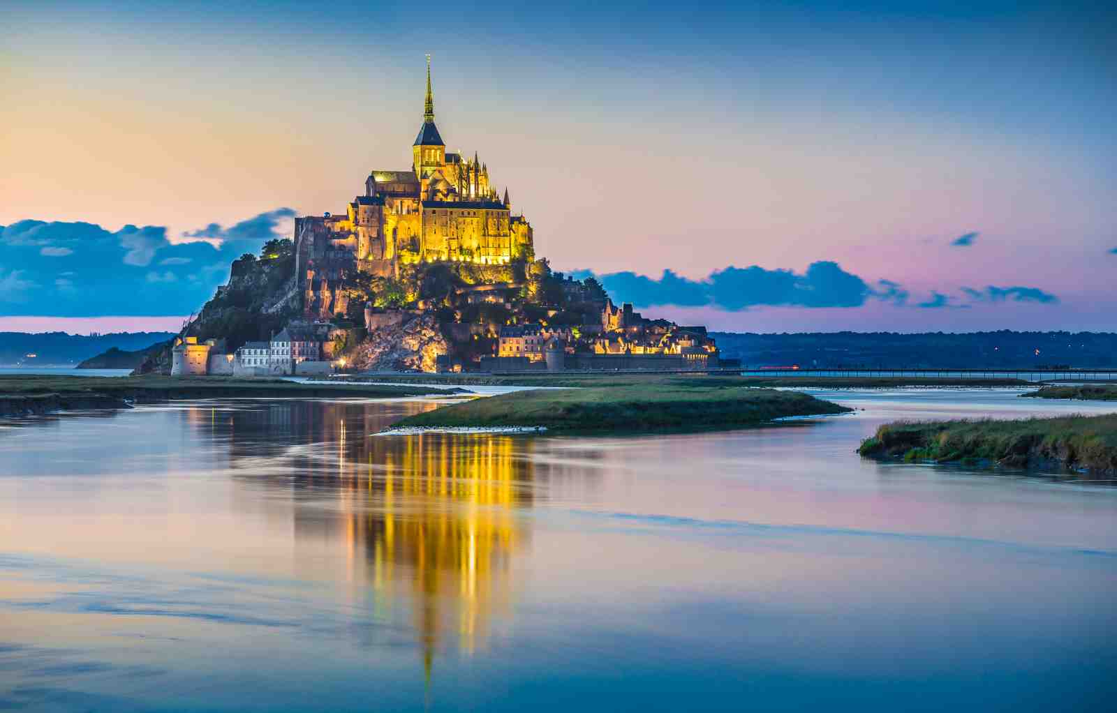 Majestic Mont Saint-Michel Castle Wall Art