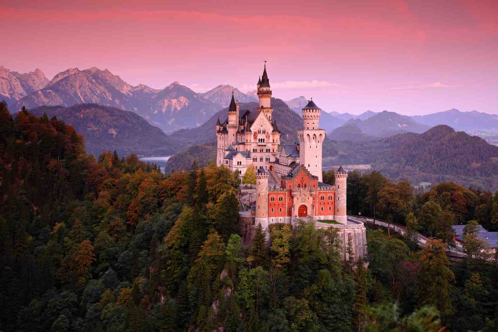 Fairytale Castle Landscape Wall Art