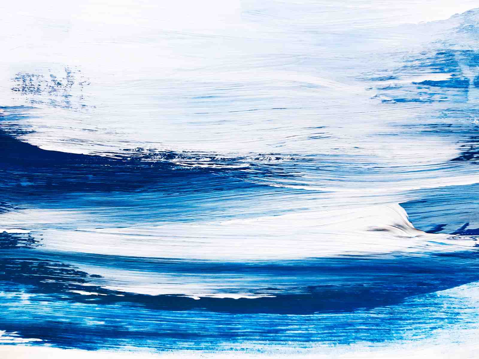 Ocean Waves Abstract Wall Art