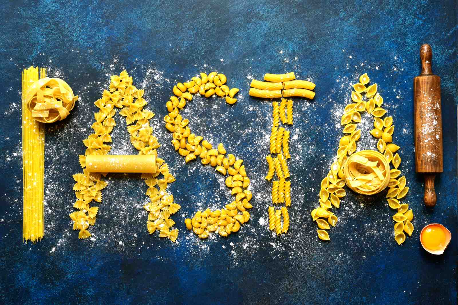 Delicious Pasta Typography Wall Art