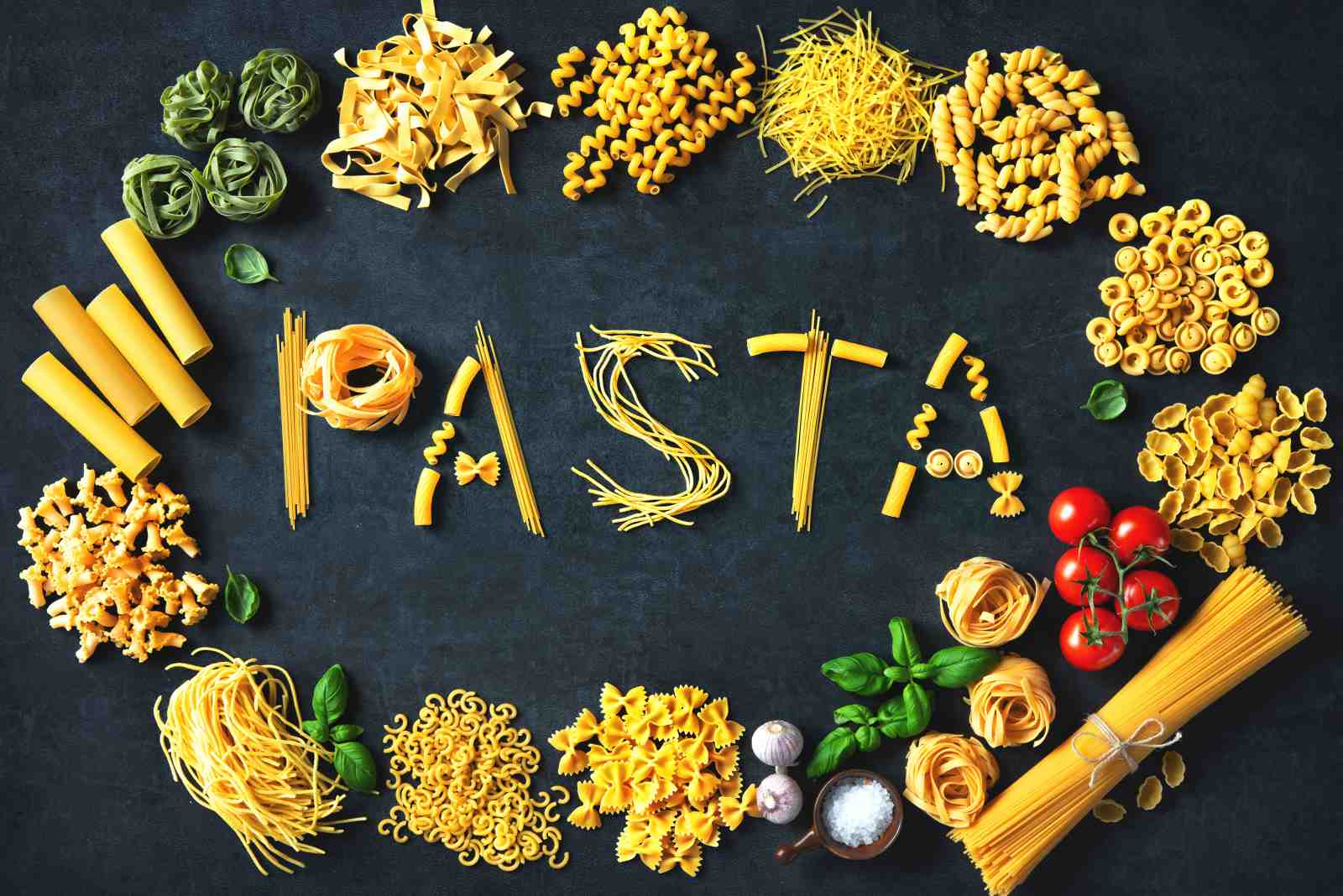 Artistic Pasta Variety Wall Art - Kitchen Decor
