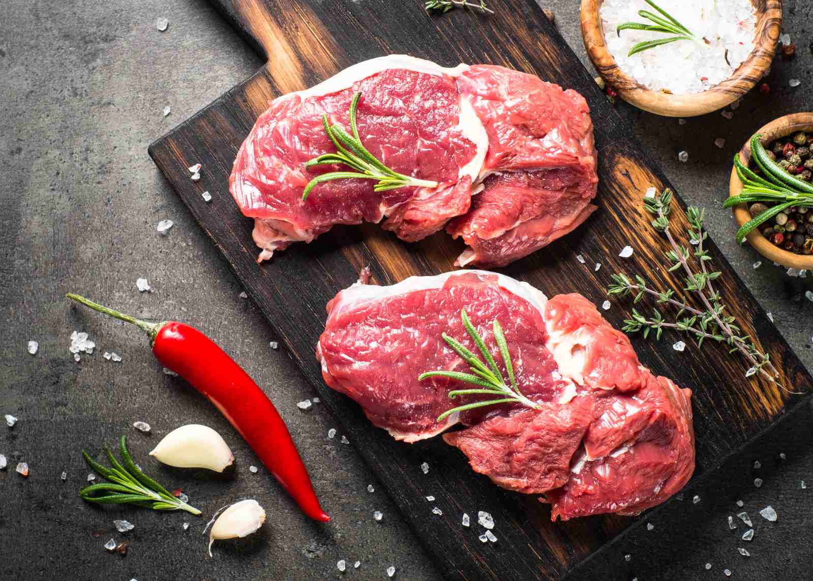 Raw Meat & Spice Gourmet Food Wall Art