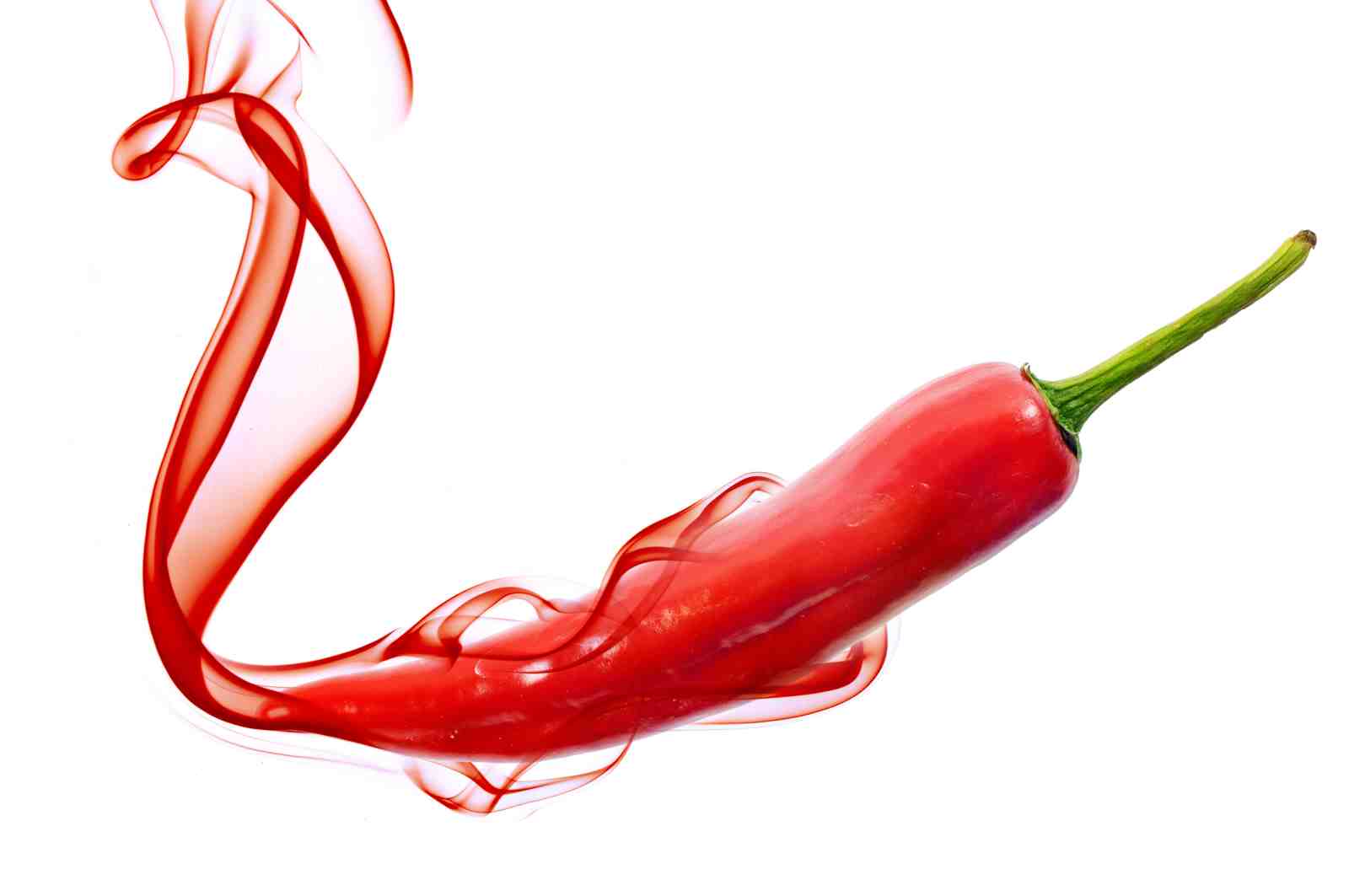 Fiery Red Chili Smoke Wall Art