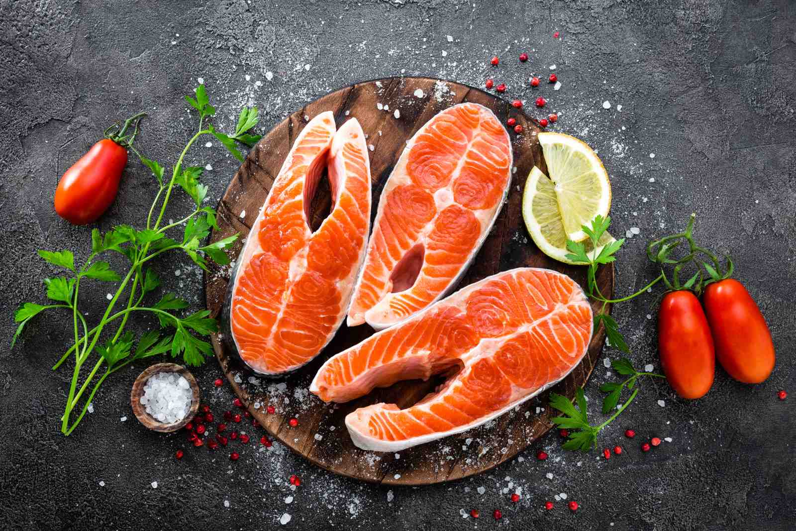 Fresh Salmon Steak Food Photography Wall Art