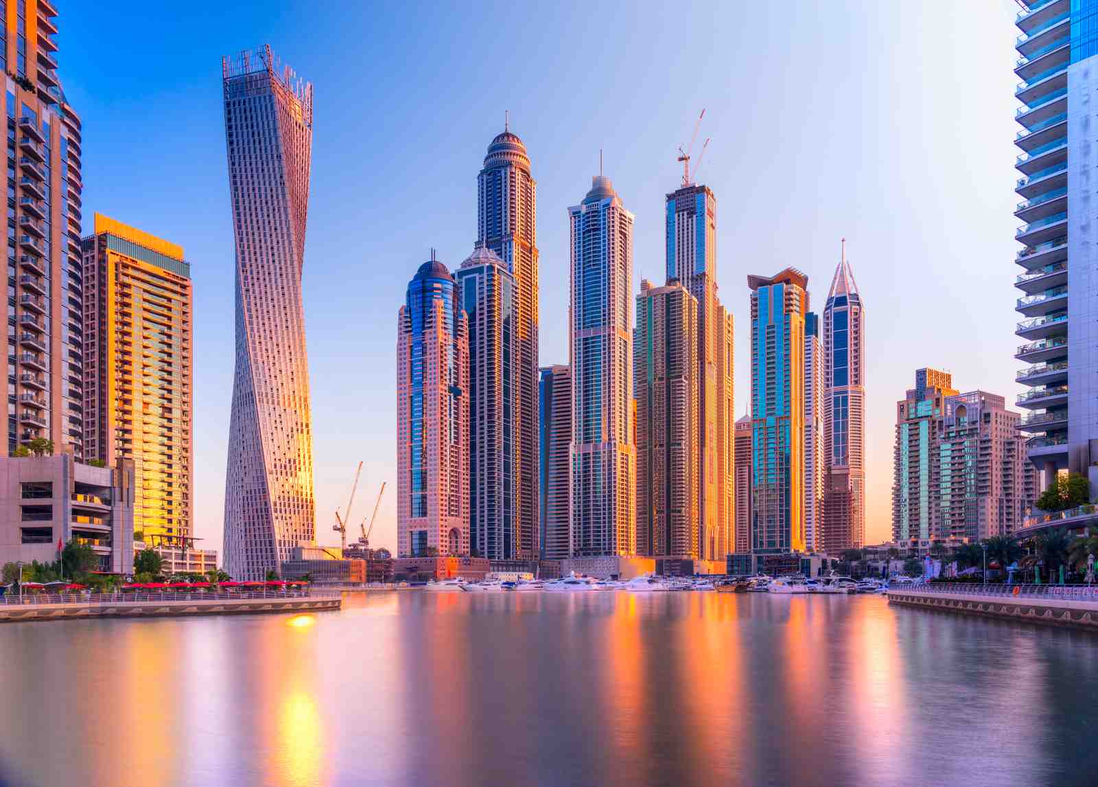 Dubai Marina Skyline Wall Art