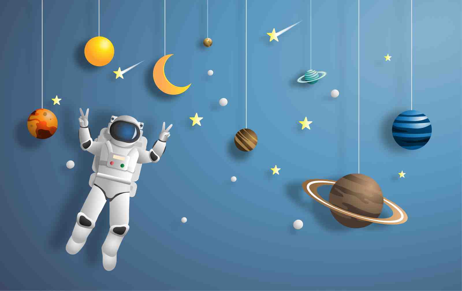 Astronaut Space Adventure Wall Art