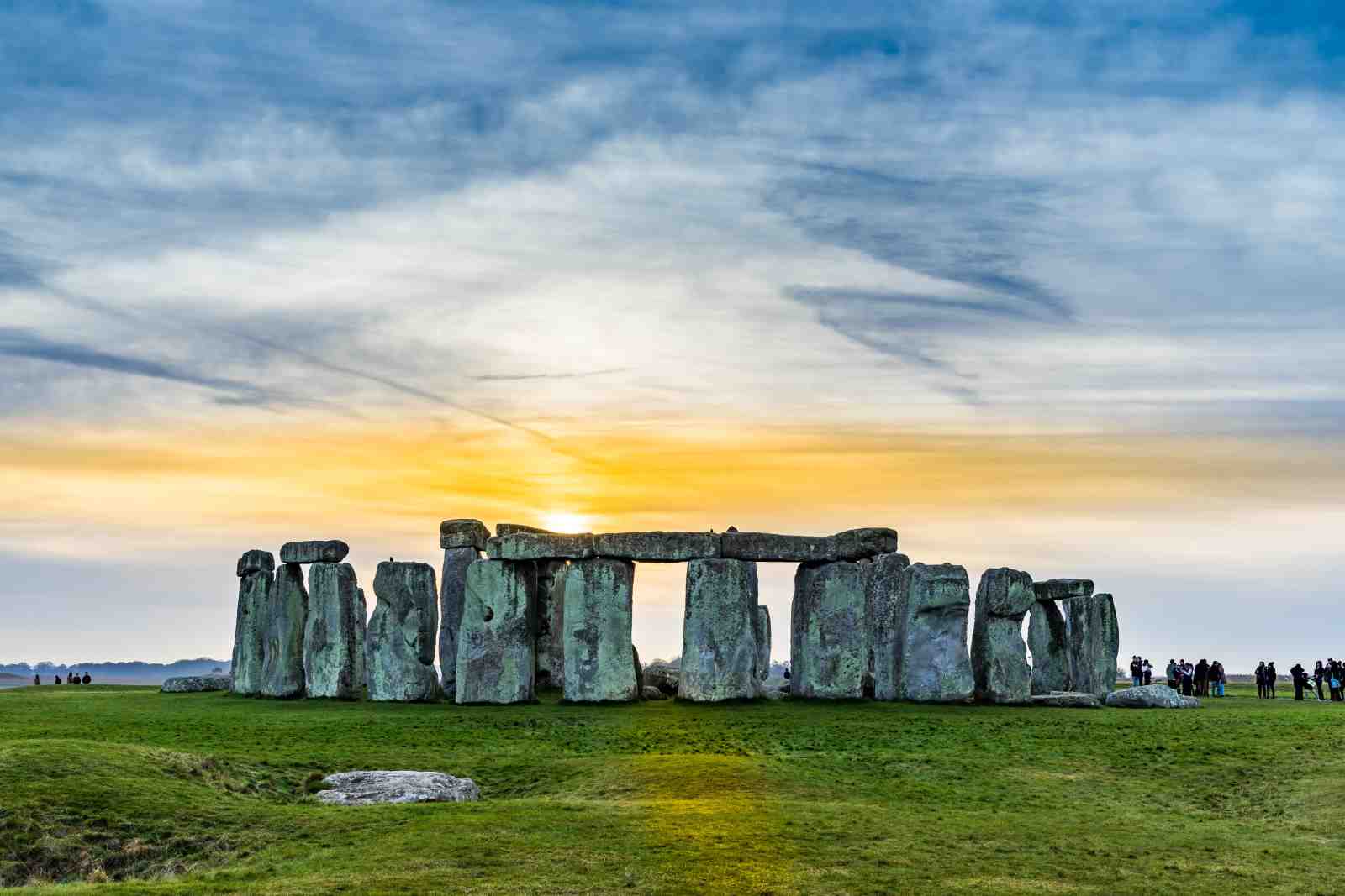 Majestic Stonehenge Sunset Wall Art