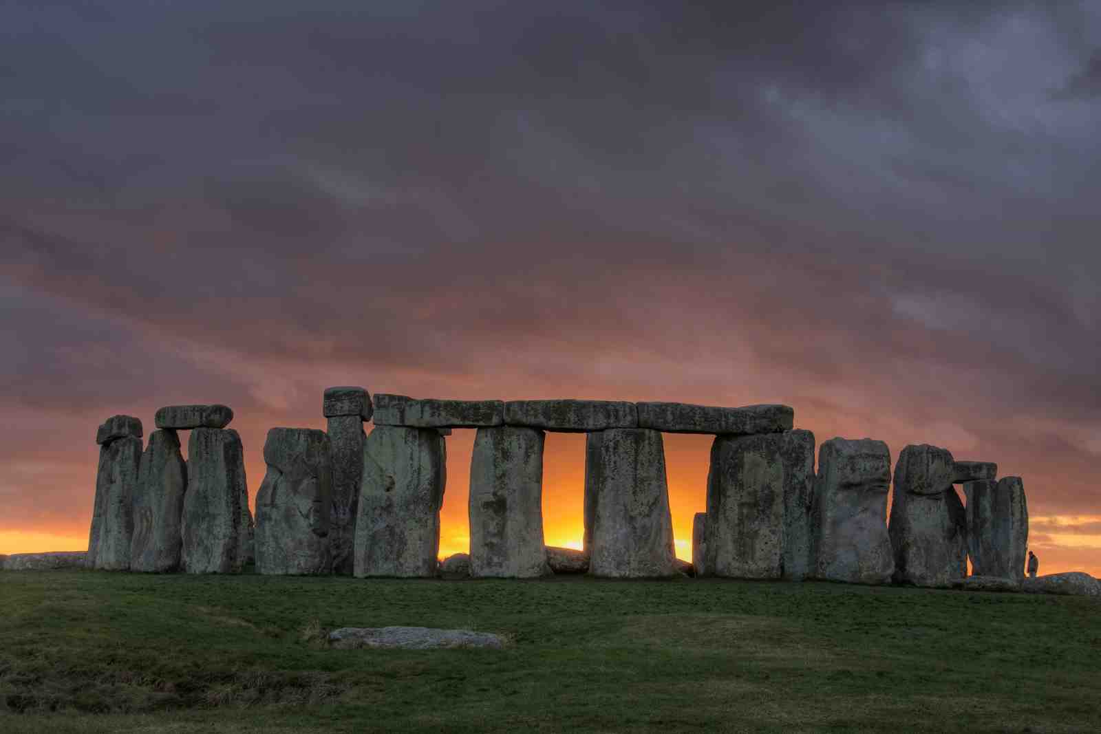 Majestic Stonehenge Sunset Wall Art