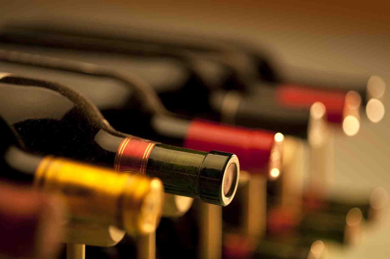 Elegant Wine Bottles Wall Art