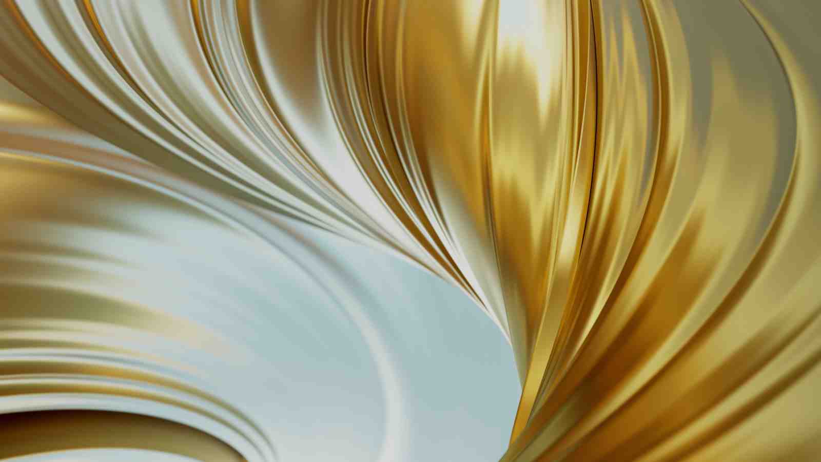 Luxury Gold Flow Abstract Art Wall Art