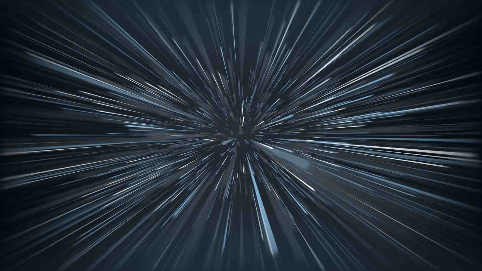 Abstract Speed Burst Dark Blue Wall Art