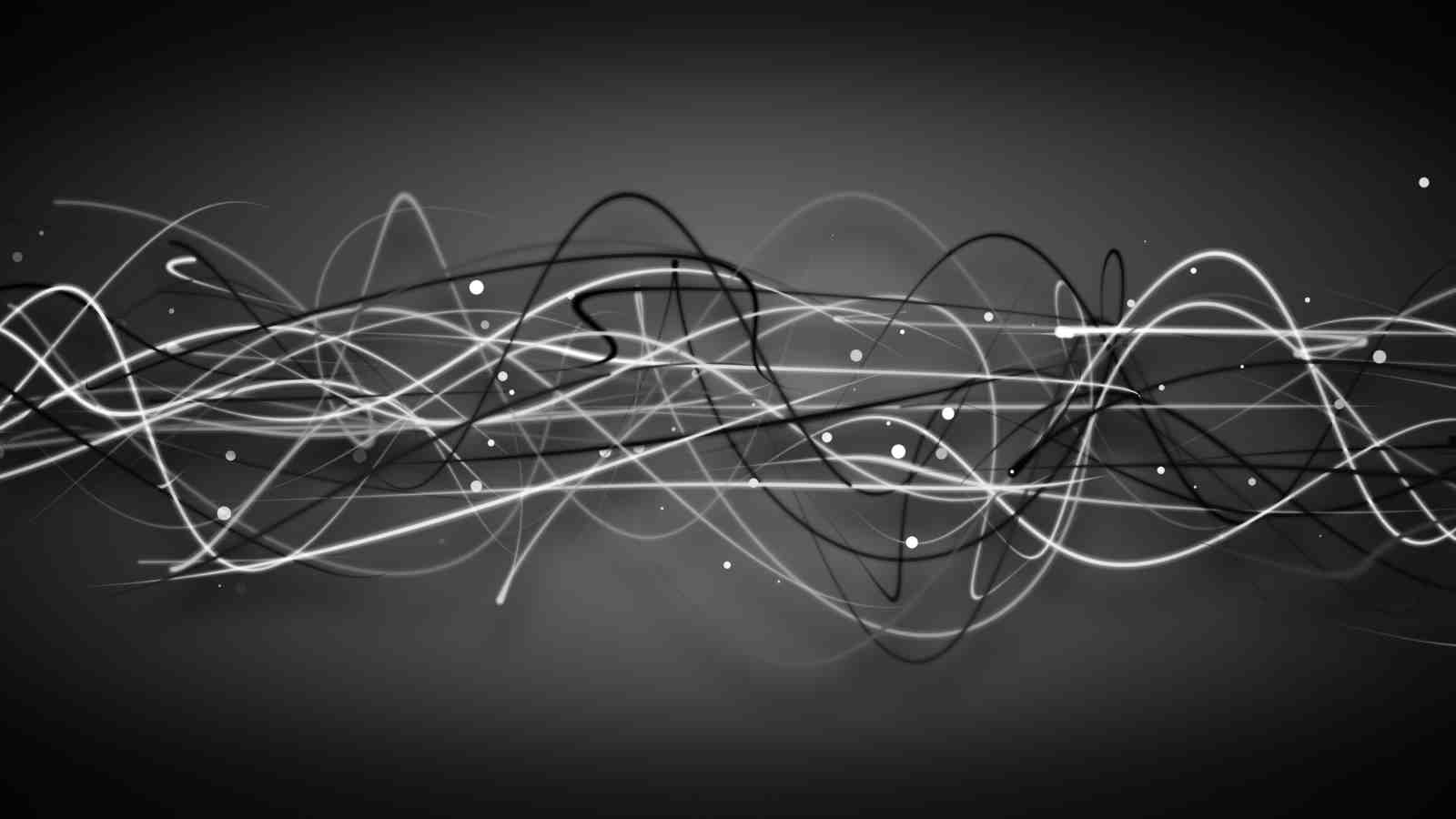 Abstract Light Streaks Modern Wall Art