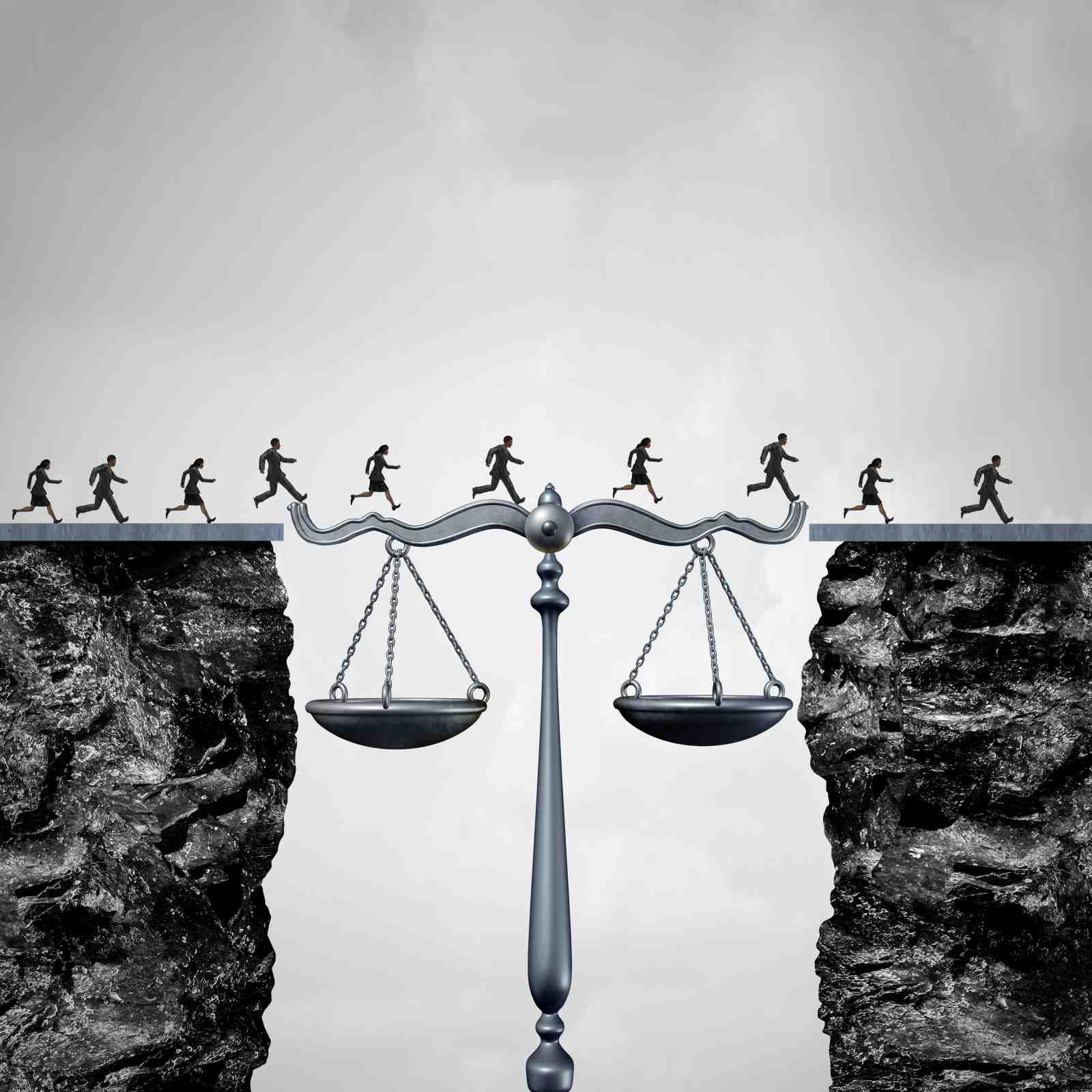 Bridging the Gap Motivational Wall Art