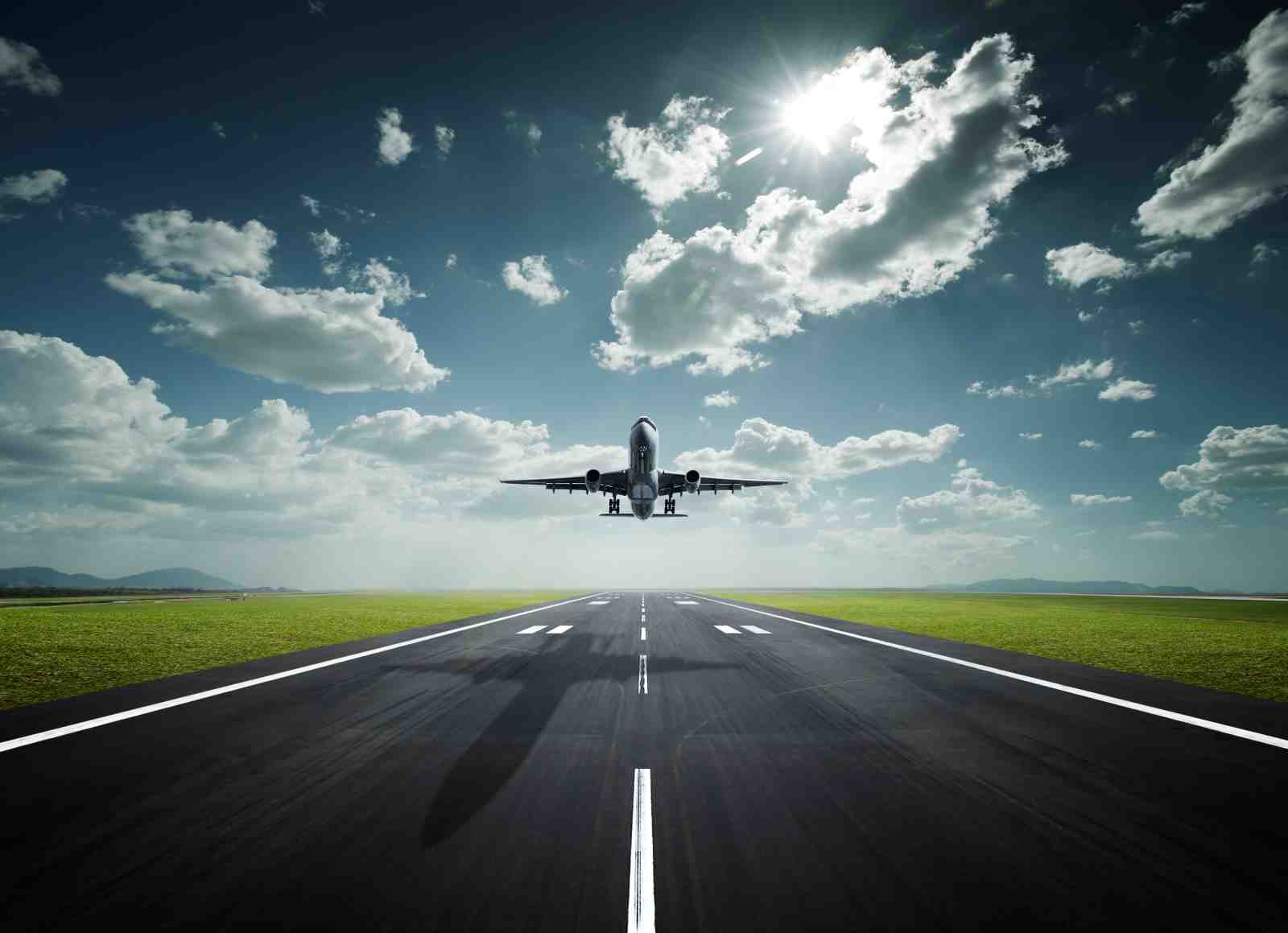 Airplane Takeoff Runway Wall Art