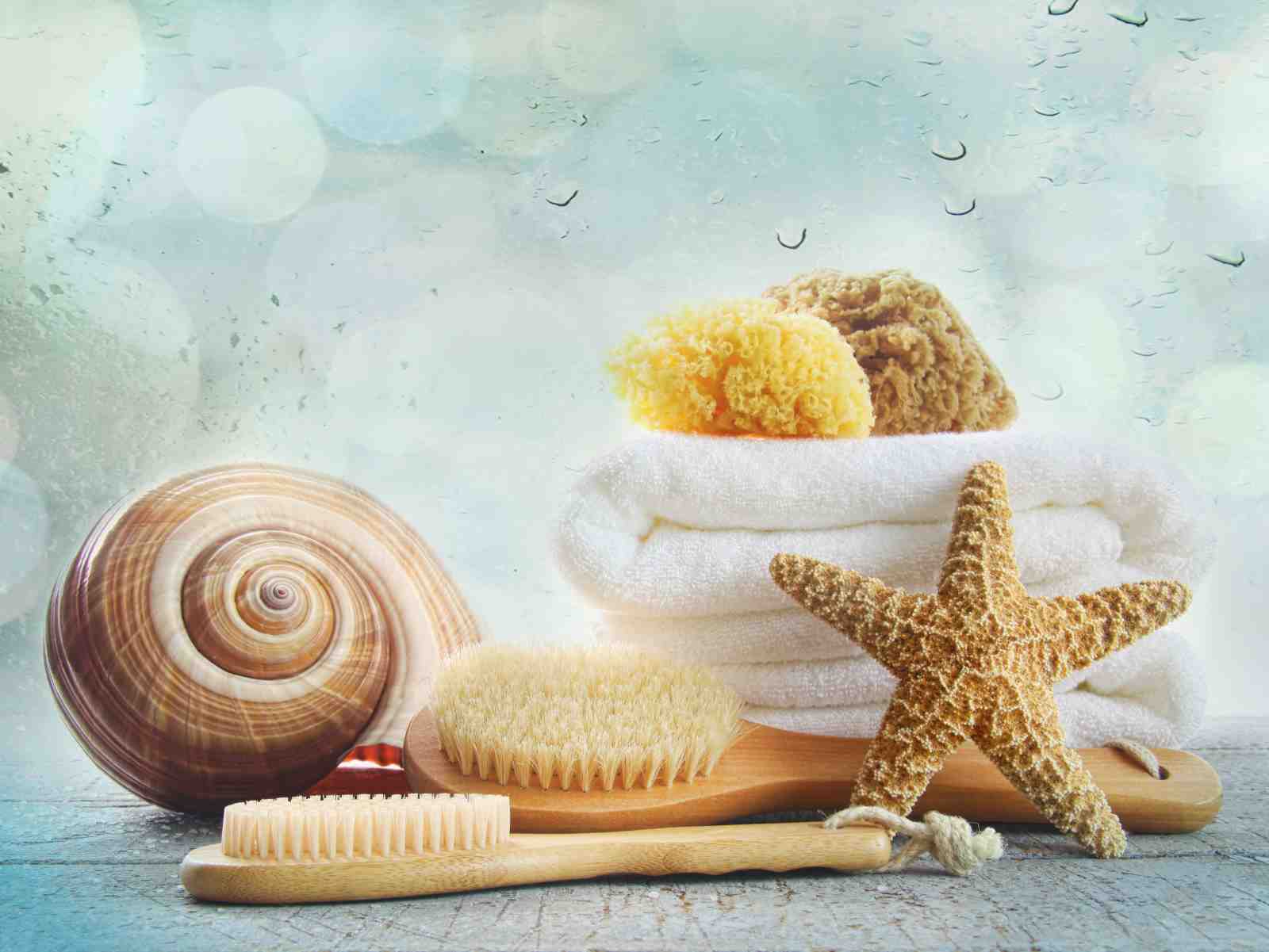 Serene Beach Spa Vibes Wall Art