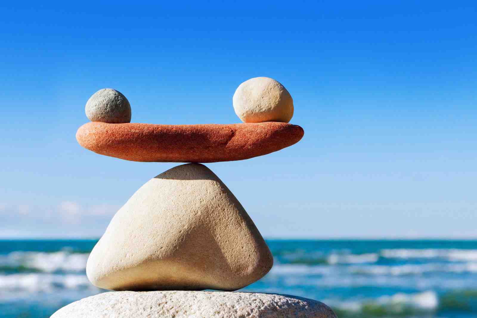 Zen Balance Beach Stones Wall Art