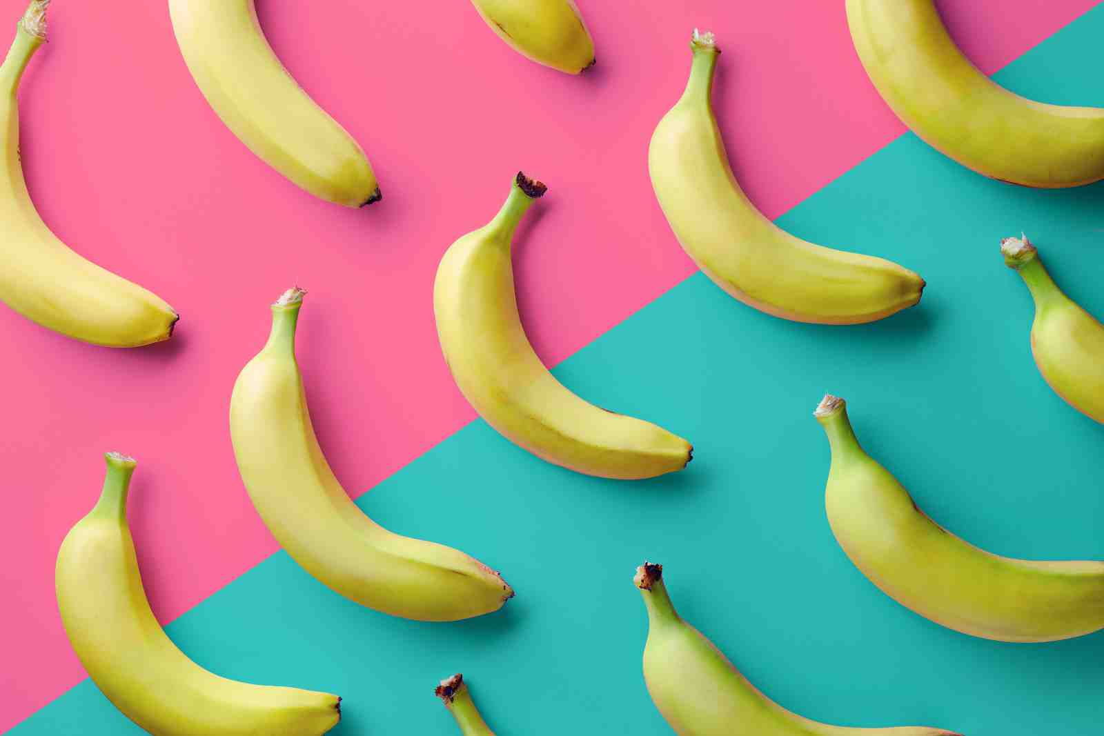 Vibrant Banana Pattern Wall Art