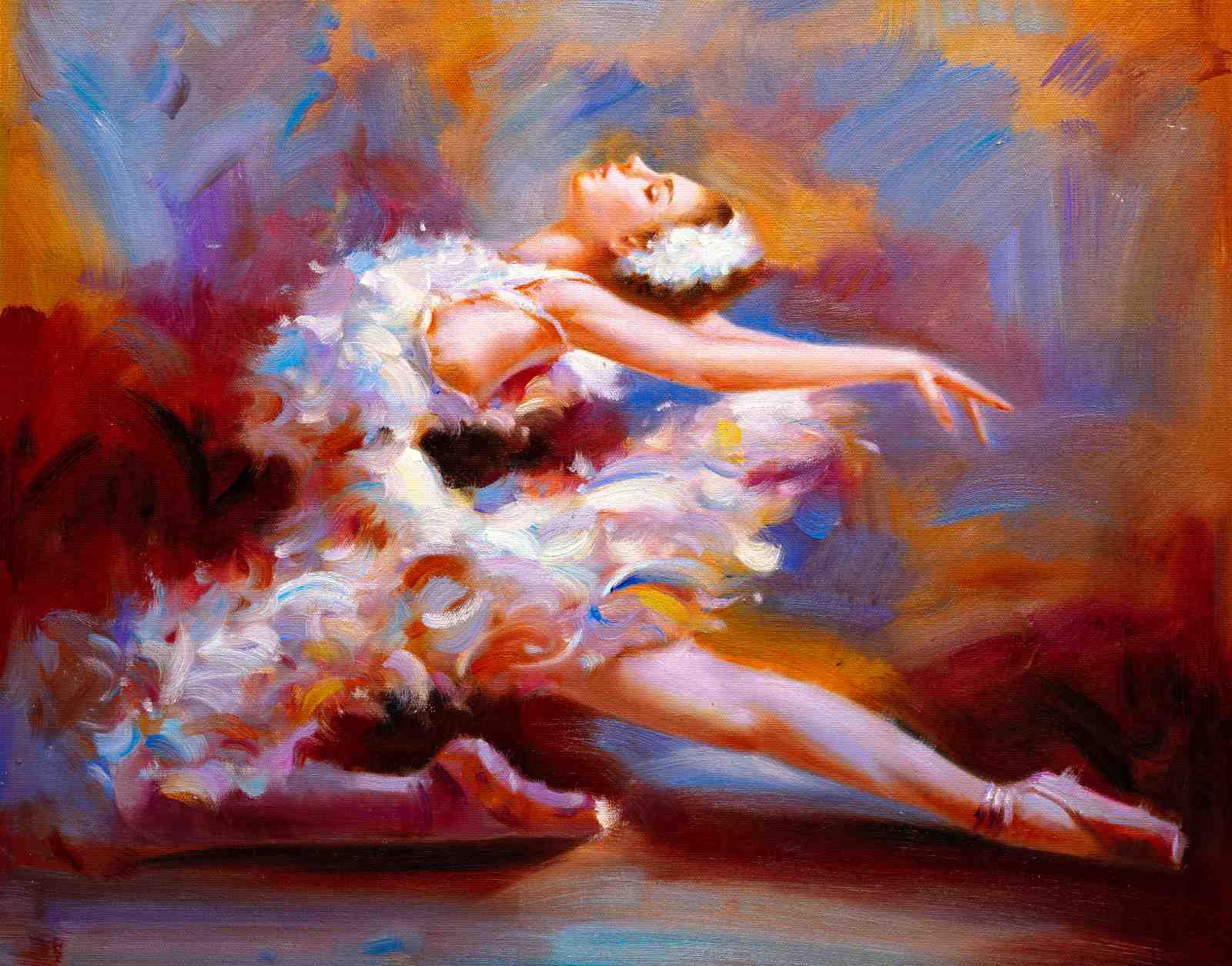 Graceful Ballerina Art Wall Art | Ballet Wall Art