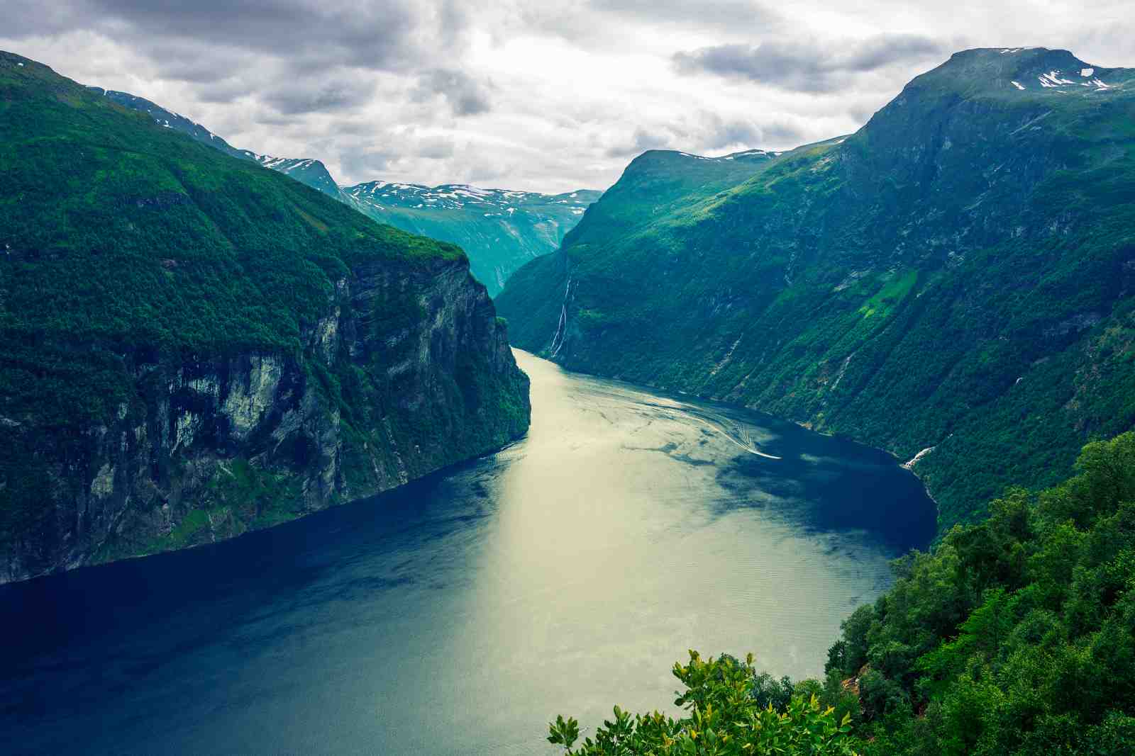 Majestic Fjords Landscape Wall Art