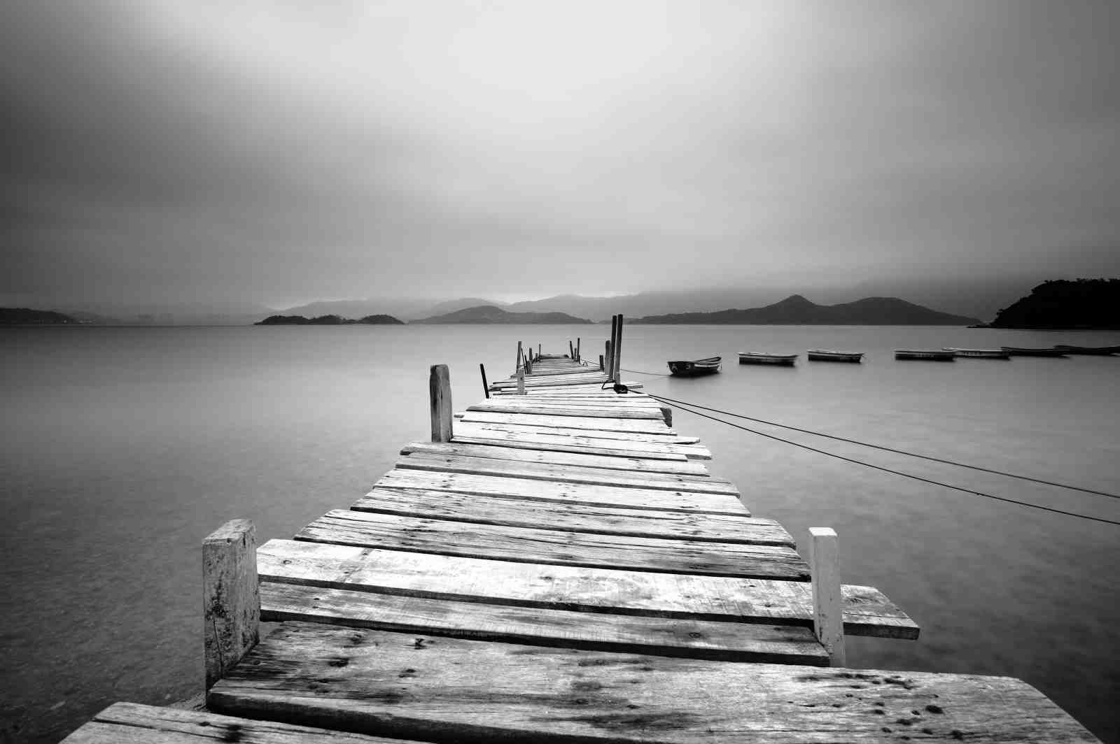 Serene Wooden Dock Tranquility Wall Art
