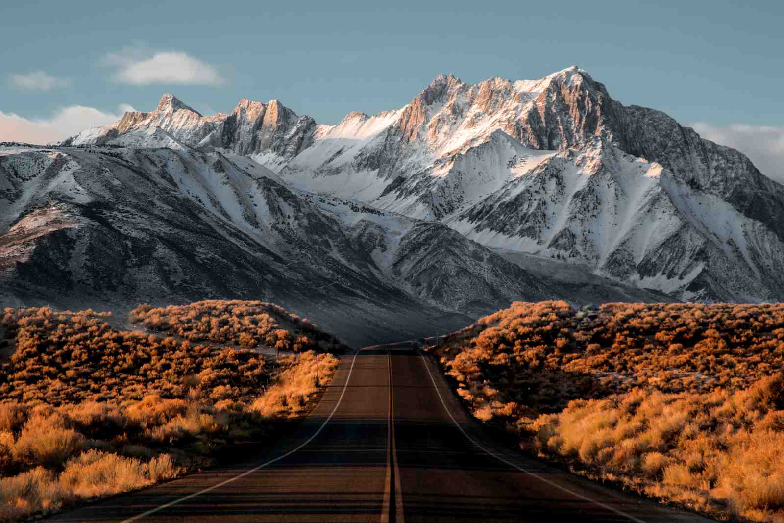 Mountain Road Sunrise Wall Art