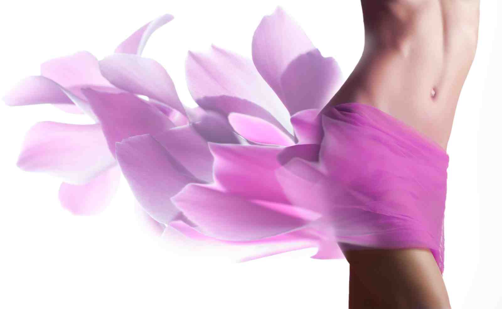 Serene Bloom Woman Silhouette Wall Art