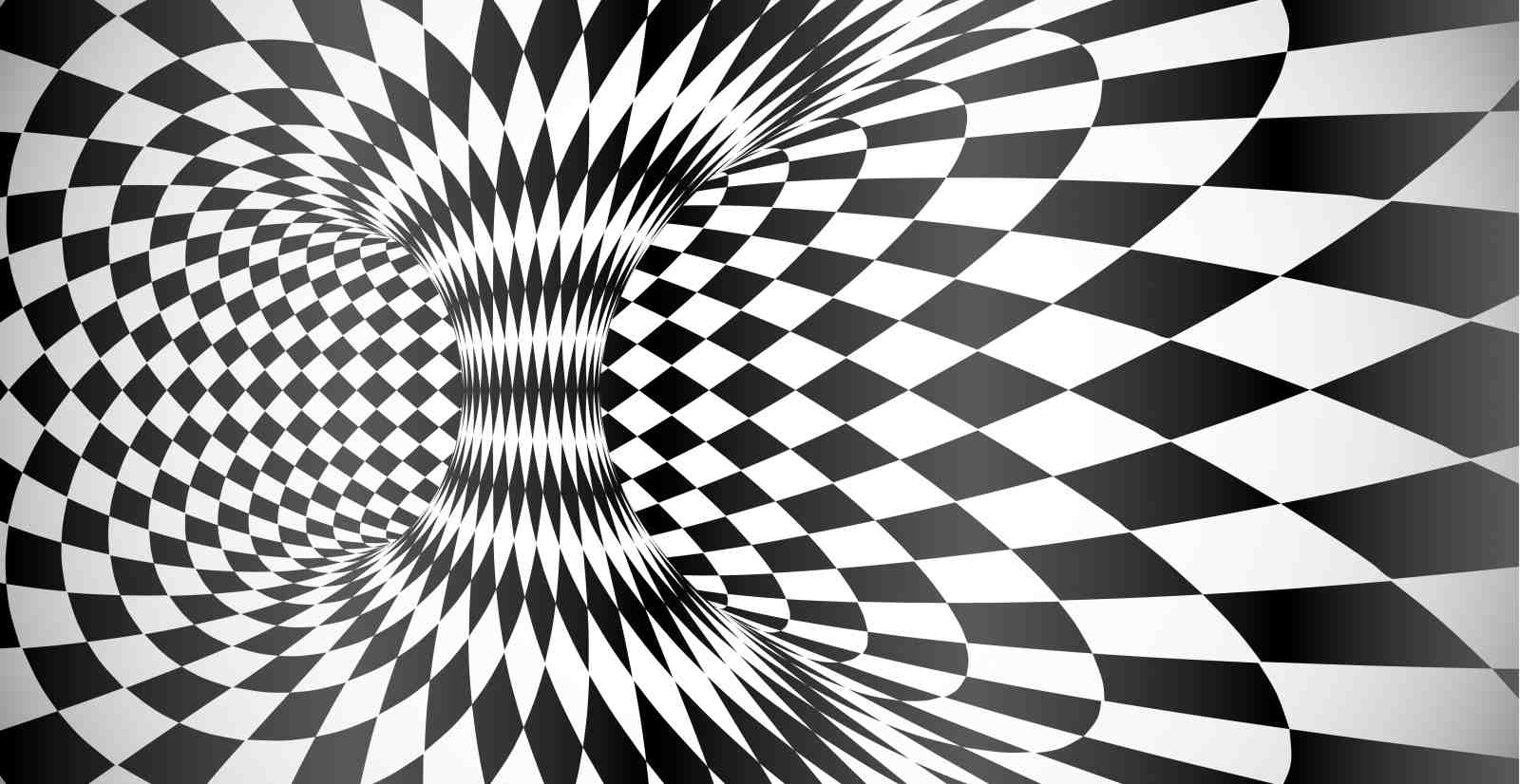 Optical Illusion Tunnel Wall Art