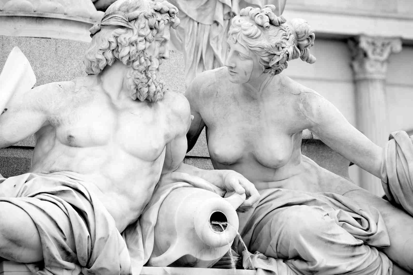 Mythological Elegance Couple Wall Art