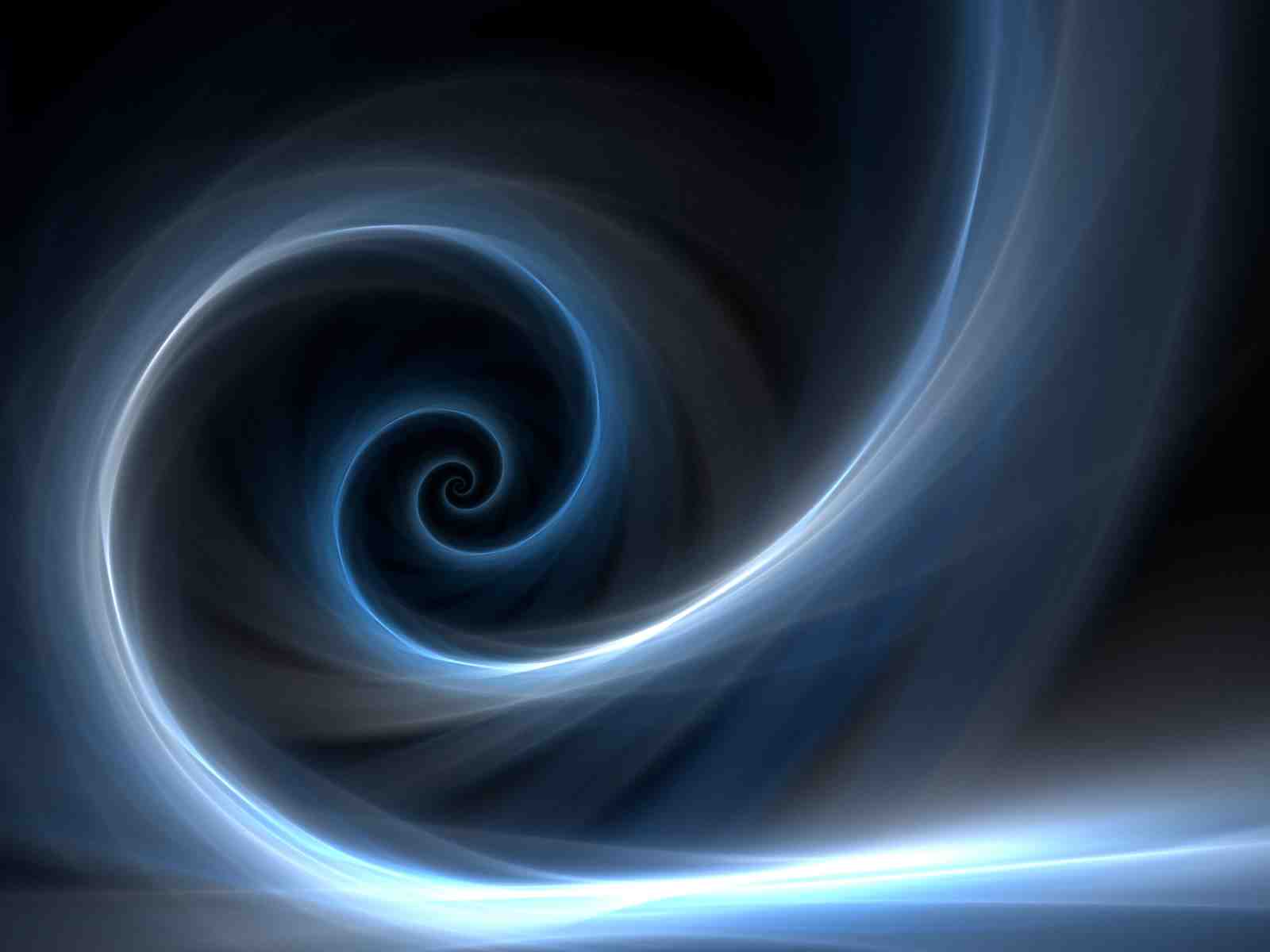 Mystic Blue Swirl Abstract Art Wall Art