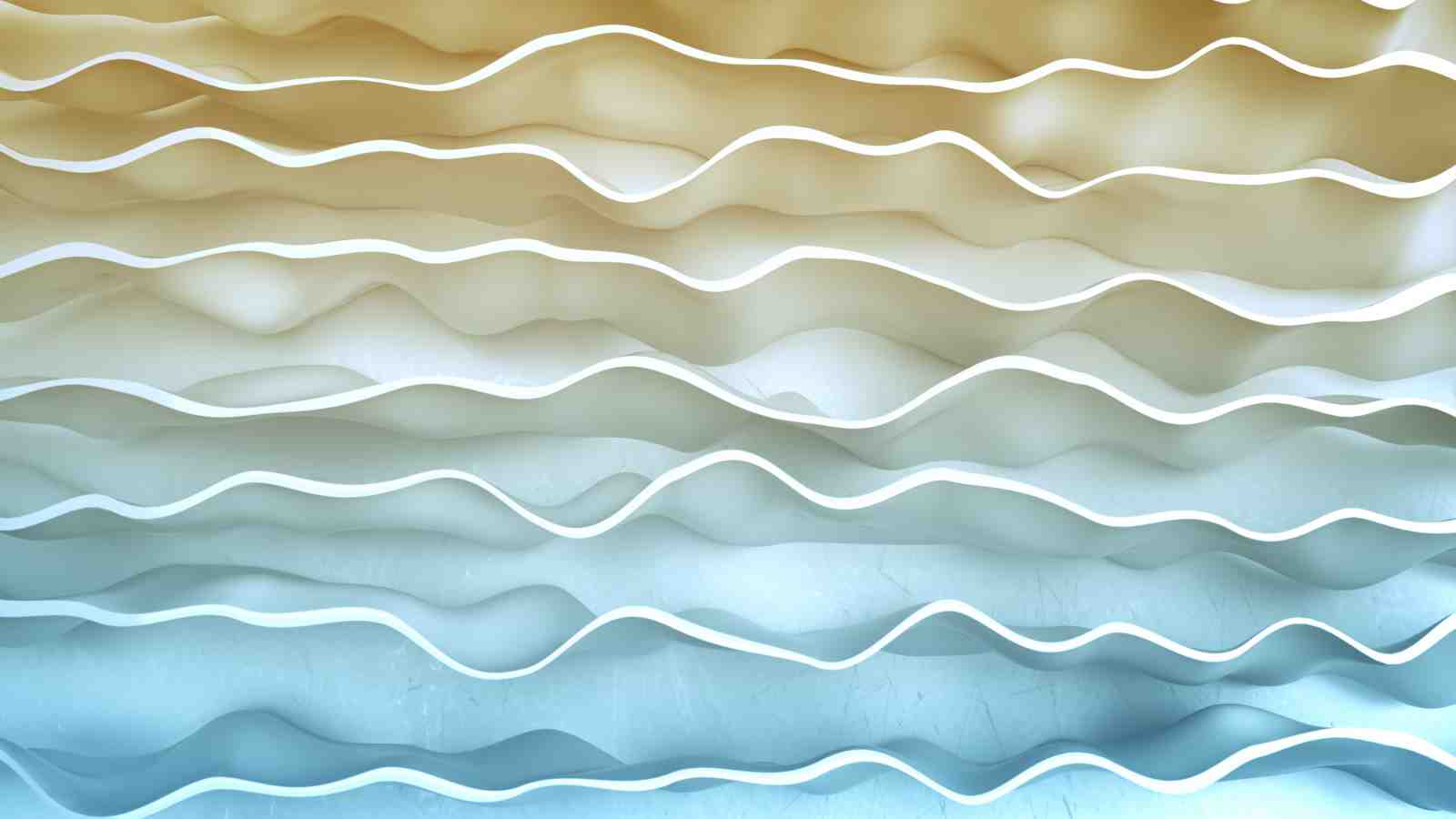 Abstract Wave Modern Art Wall Art
