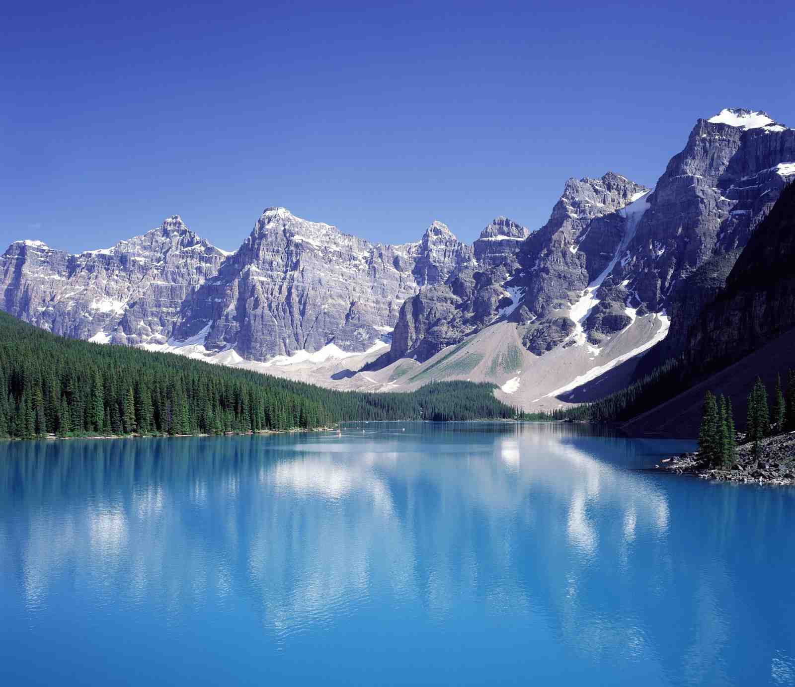 Serene Mountain Lake Landscape Wall Art